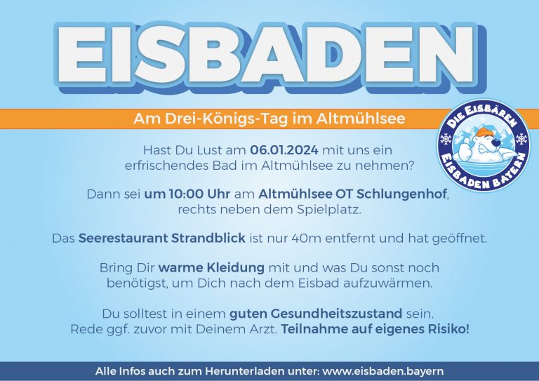 1. Dreikönigsbaden am 6. Januar 2024